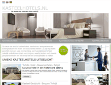Tablet Screenshot of kasteelhotels.nl